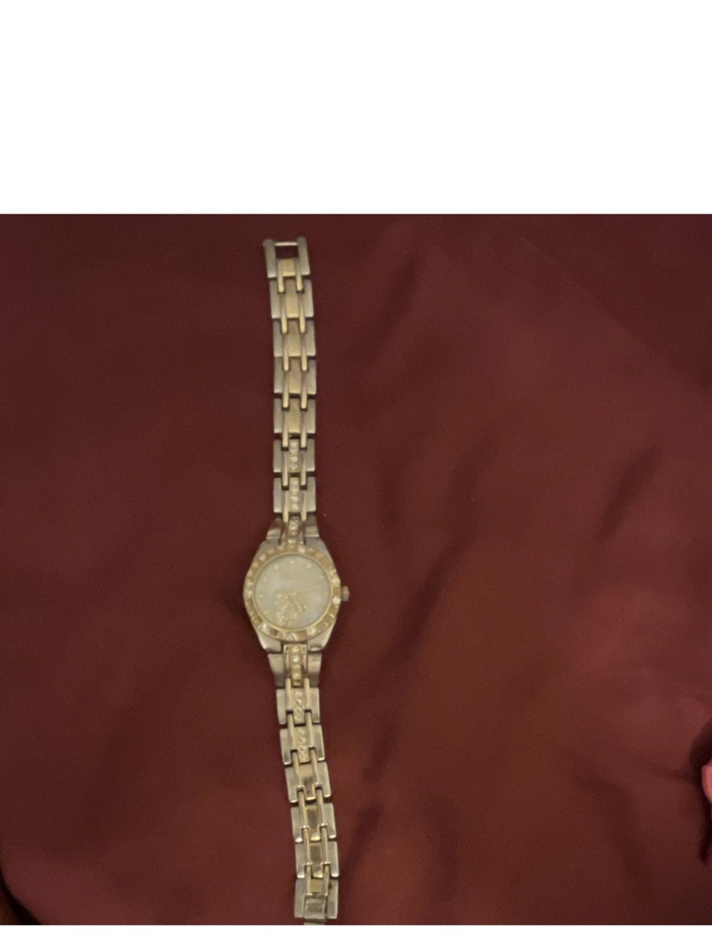 Disney Gold-Tone Women's Bracelet Watch with Crystal Accents